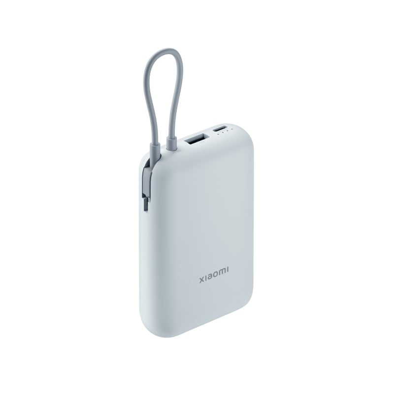 Xiaomi Power Bank 22.5W 10000mAh (Entegre Kablo) Buz Mavisi