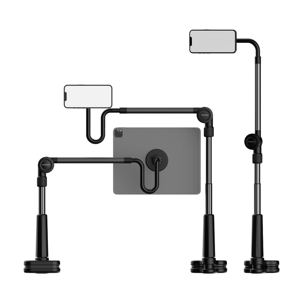 Porodo Lazy Man Stand With Magnetıc Suctıon Pd-lmgs92-bk