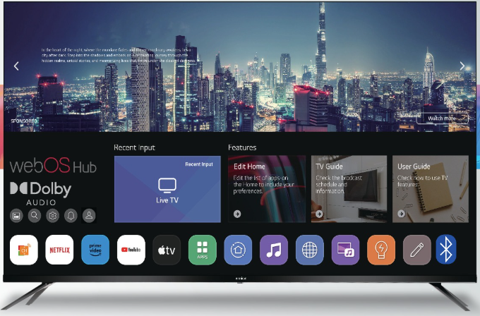 Arnica 55" Es7002 Qled/4k Webos Tv