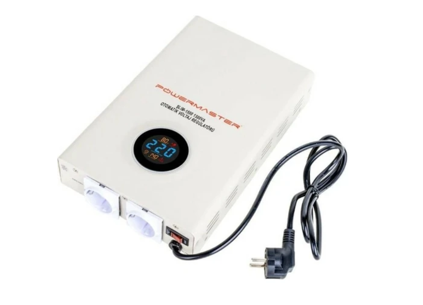Powermaster Otomatik Voltaj Regülatörü Slim-1500