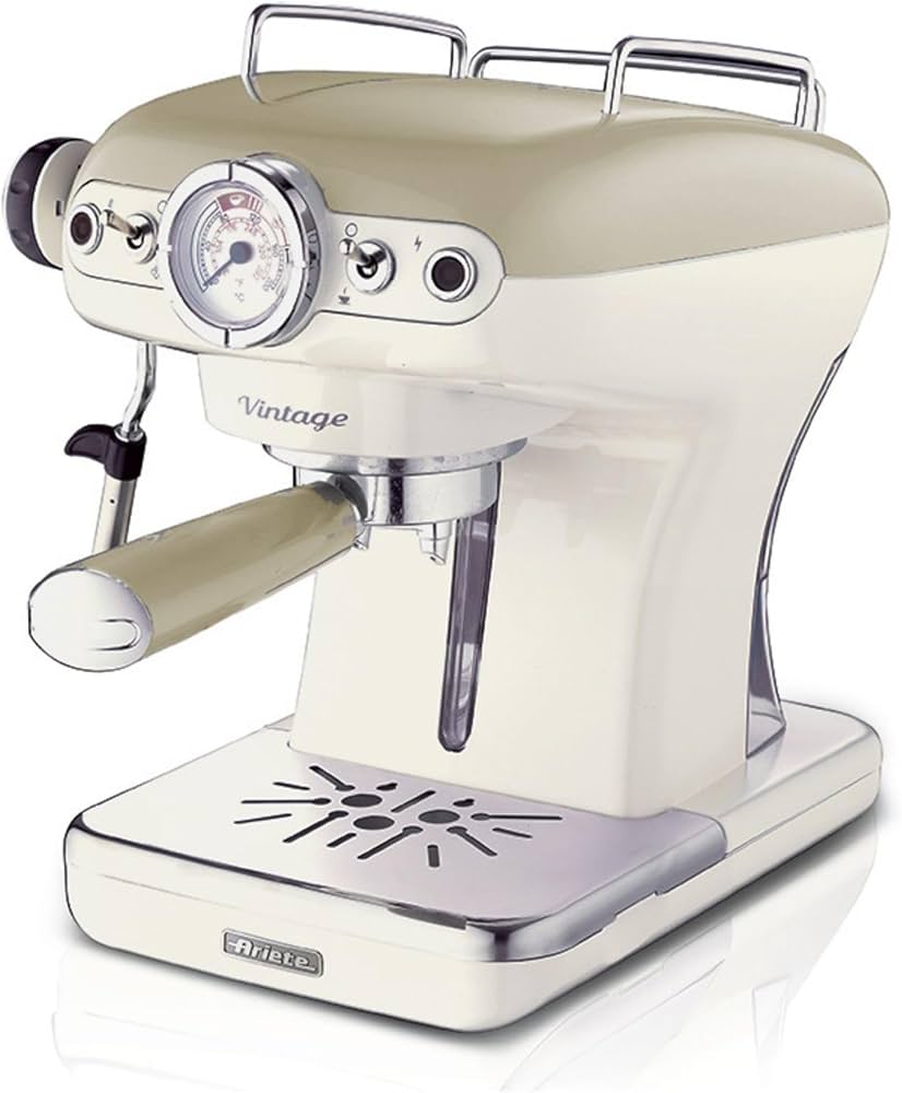 Ariete Vintage Espresso Kahve Makinesi 1389 Beige Renk