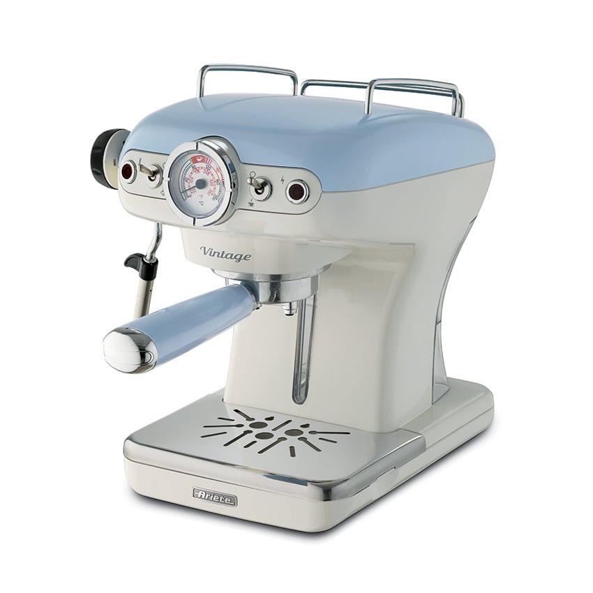 Ariete Vintage Espresso Kahve Makinesi 1389 Mavi Renk