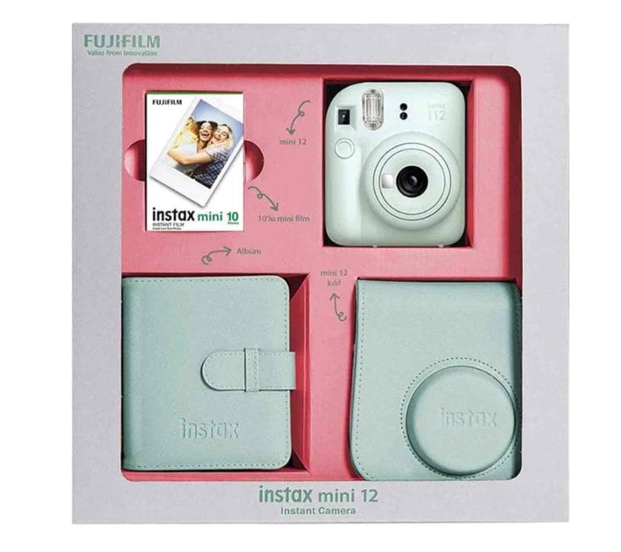 Fujifilm İnstax Mini 12 Green Gift Box