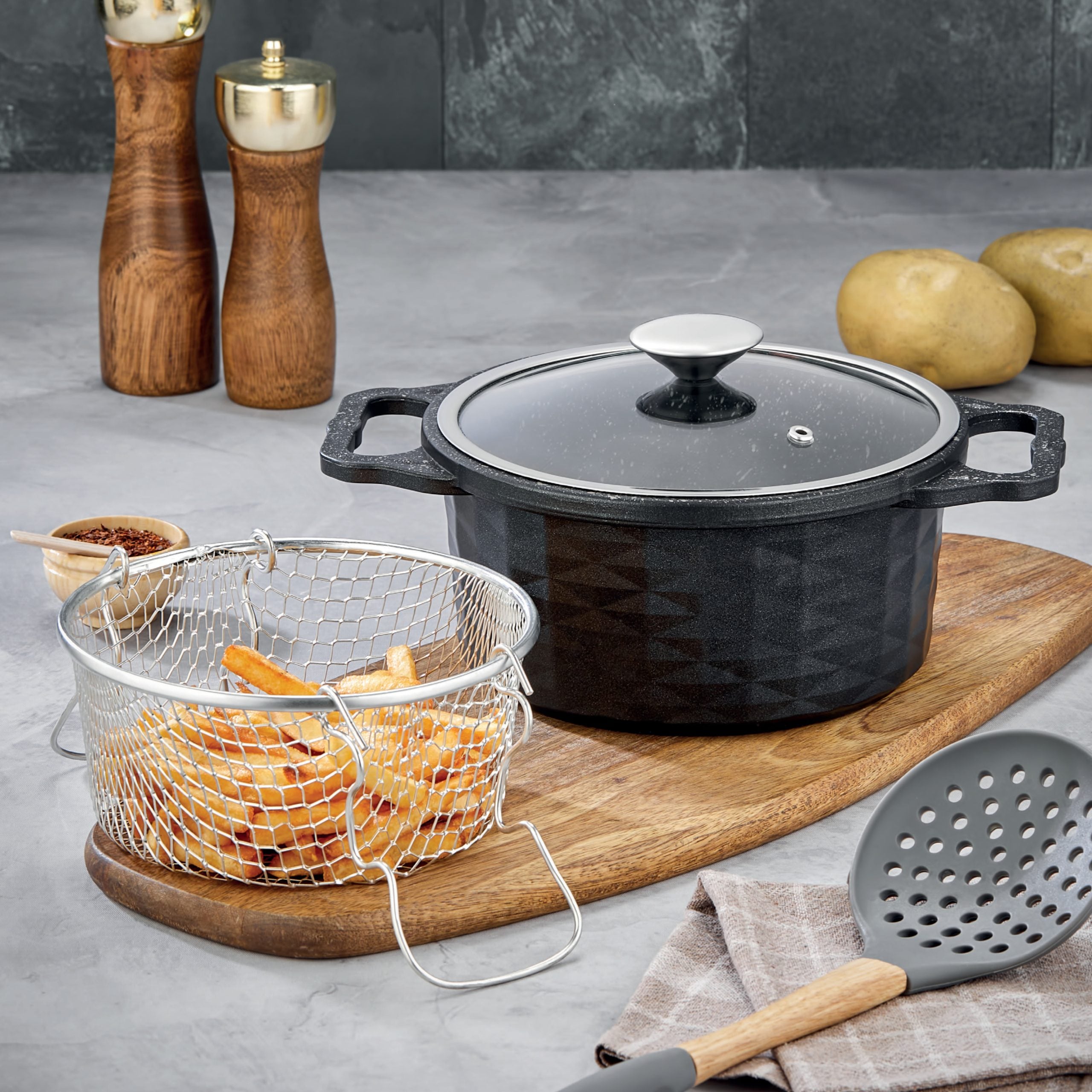 Polochef Crystal Kızartma Tenceresi 20 Cm Cyk-120