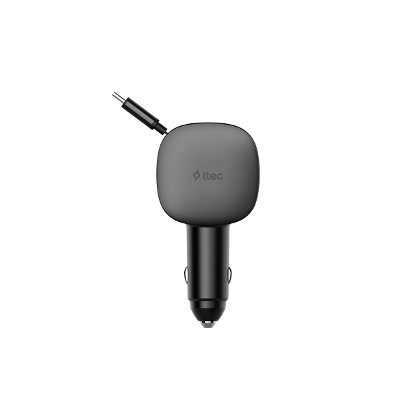 Ttec Smartcharger Trio Pd 60w Araç Hızlı Şarj Aleti Usb-c+usb-a + Dahili Pd 30w 70cm Usb-c Şarj Kablosu 2ckp07s