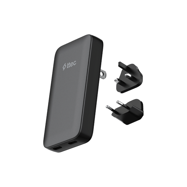 Ttec Smartcharger Trio Gan 65w Pd Eu-uk-us/aus Uluslararası İnce Tasarımlı Seyahat Şarj Kiti 2scg06s
