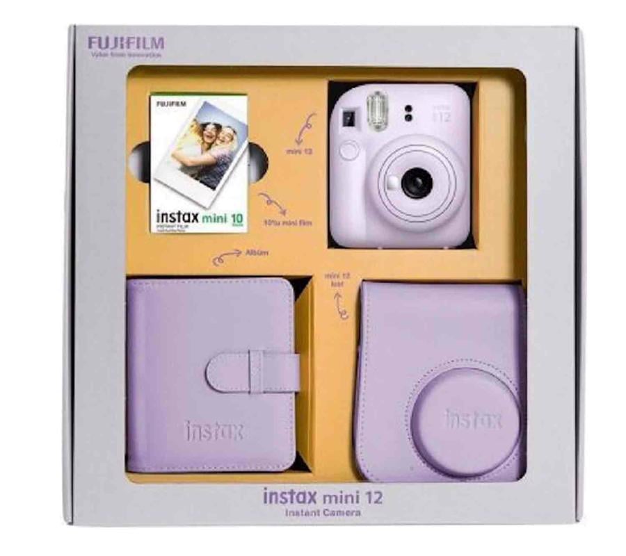 Fujifilm İnstax Mini 12 Purple Bundle