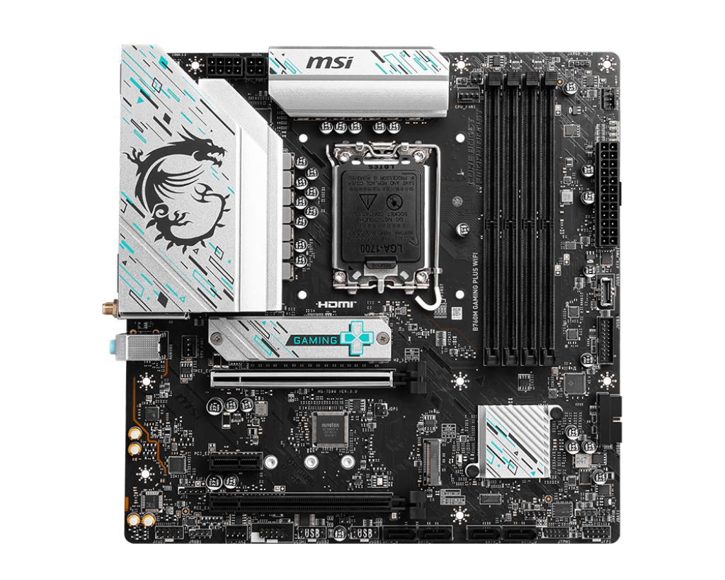 MSI B760M Gaming Plus Wi-Fi Intel LGA1700 DDR5 Micro ATX Anakart