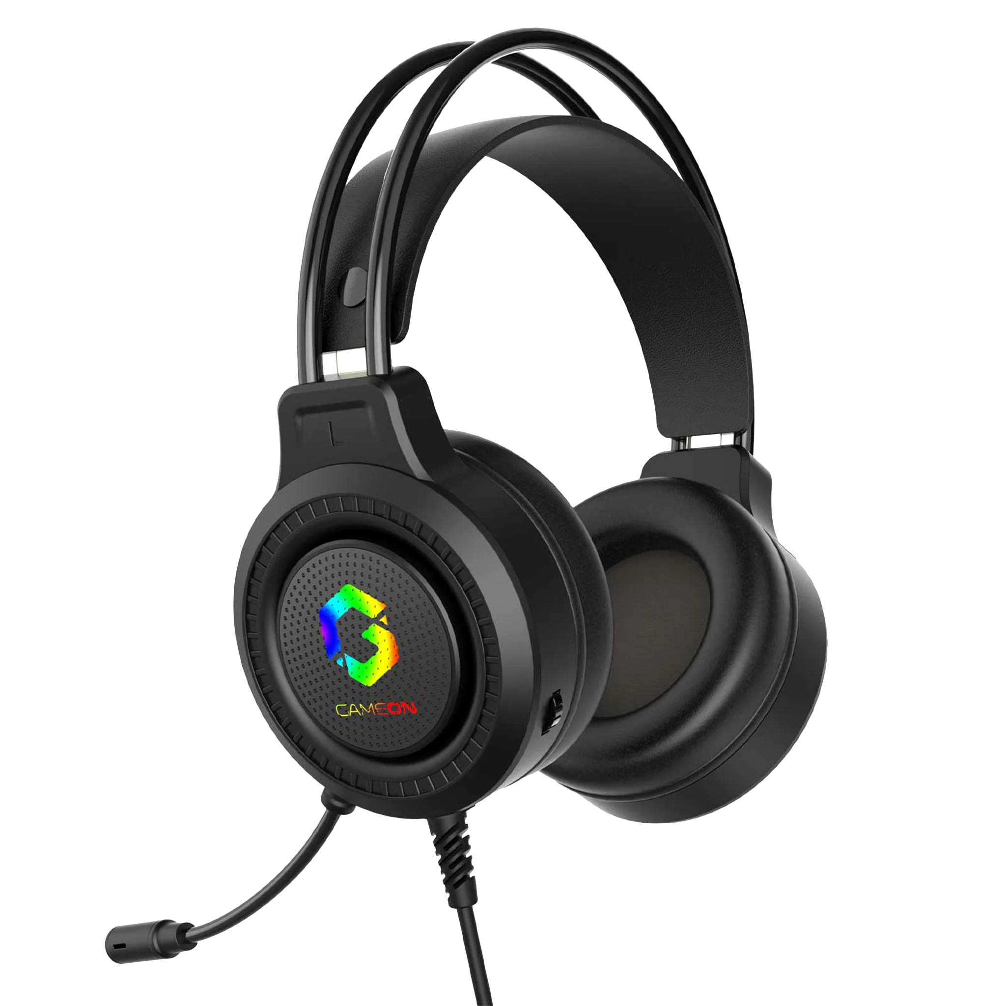 GameOn GOT101 Shadowfire RGB USB ve 3.5mm Oyuncu Kulaklığı, Siyah