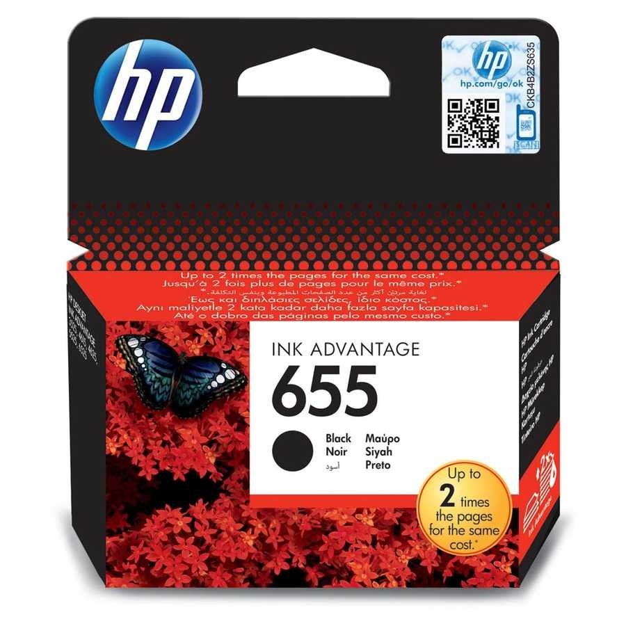 HP CZ109AE 655 Orijinal Mürekkep Kartuşu, Siyah
