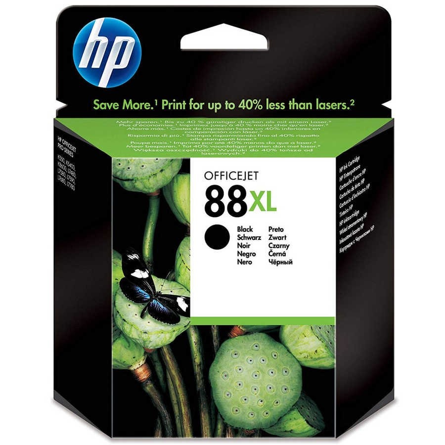 HP C9396A 88XL Orijinal Mürekkep Kartuşu, Siyah
