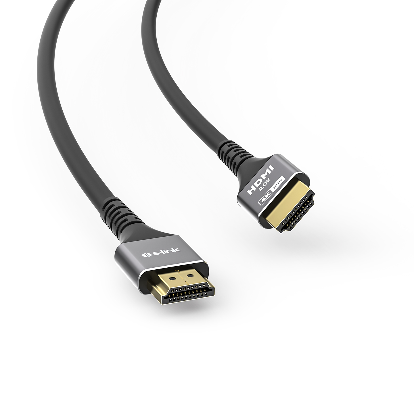S-link SLX-HD4K20 19+1 HDMI to HDMI 20m Metal v2.0 4K 30Hz Kablo