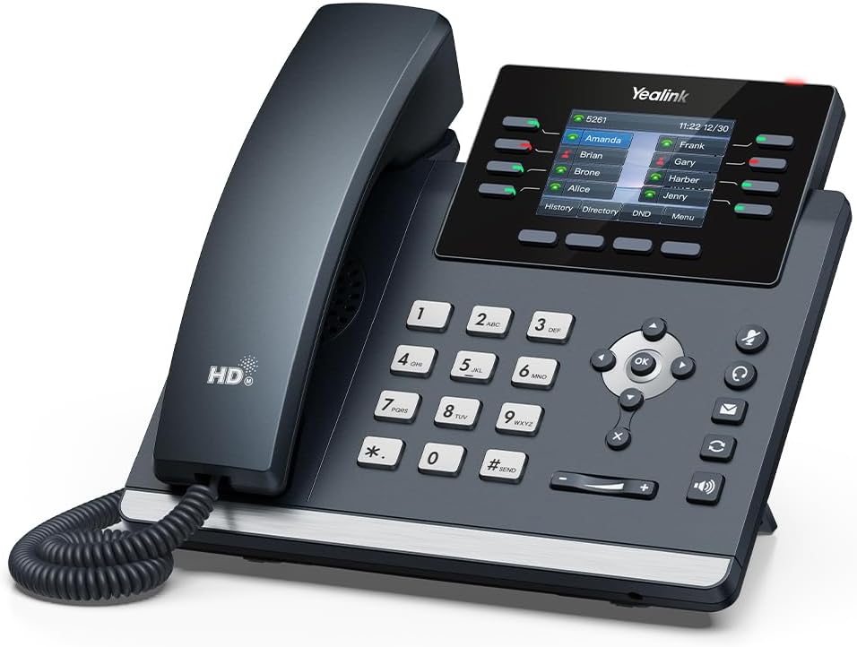 Yealink T44W Wi-Fi IP Telefon POE Destekli, Adaptörsüz