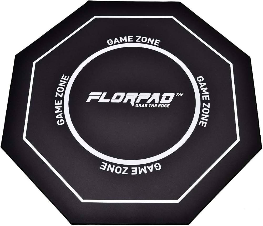 Florpad Oyun Alanı Zemin Koruma Matı Büyük Boy 120 x 120 cm, Siyah