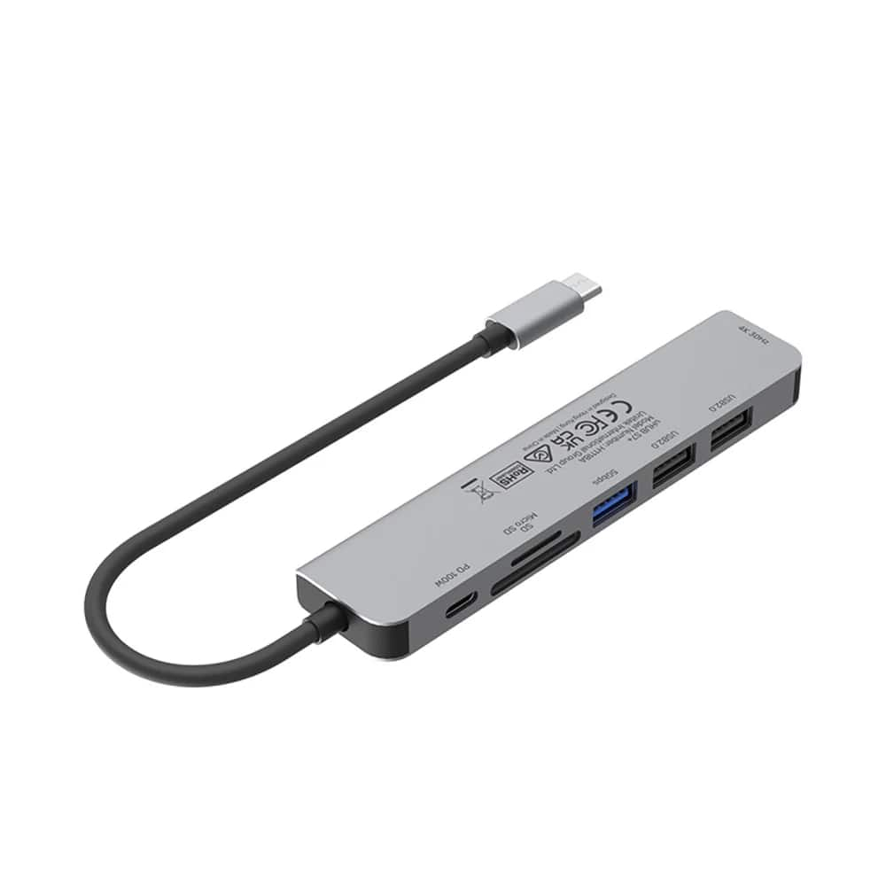 Unitek H1118A Type-C to 7 Port  7in1 Hub Dönüştürücü