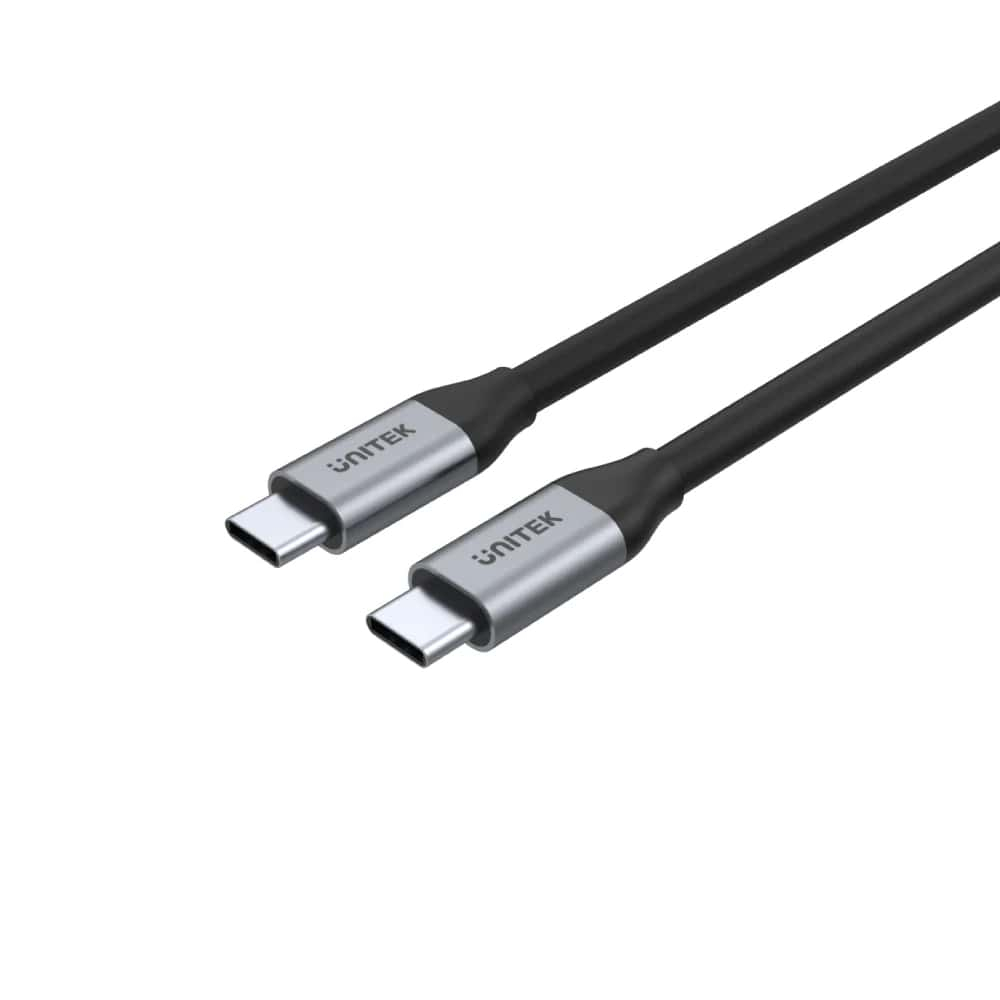 Unitek C14091ABK Type-C to Type-C 100W 2Mt 4K 5Gbps Görüntü Aktarımı Hızlı Şarj Kablosu