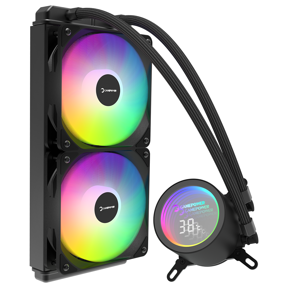 GamePower Skadi İnfinity 240 ARGB 240mm Cpu Sıvı Soğutucusu AM5 ve LGA1700 Uyumlu