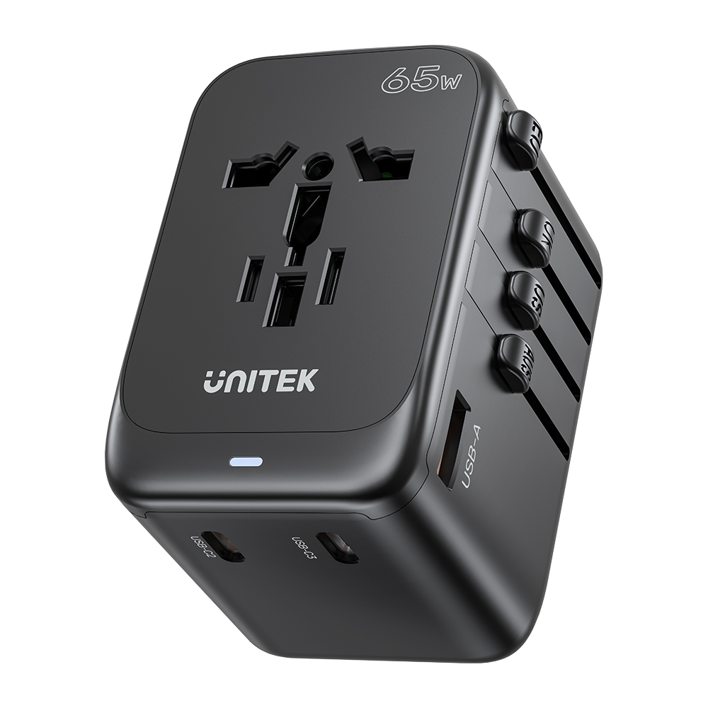Unitek P1122ABK01 65W Universal Travel Adaptör