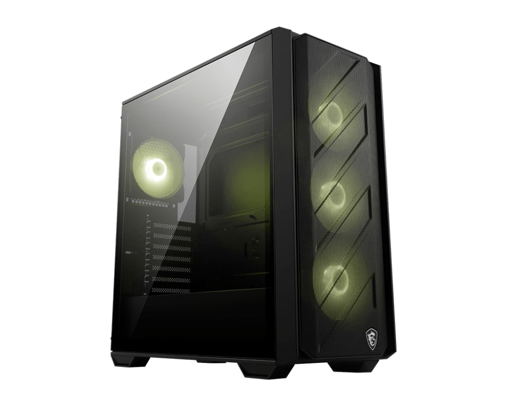 MSI MAG Forge 330R Airflow 4x ARGB Fan USB 3.2 Mid Tower Gaming Kasa, Siyah
