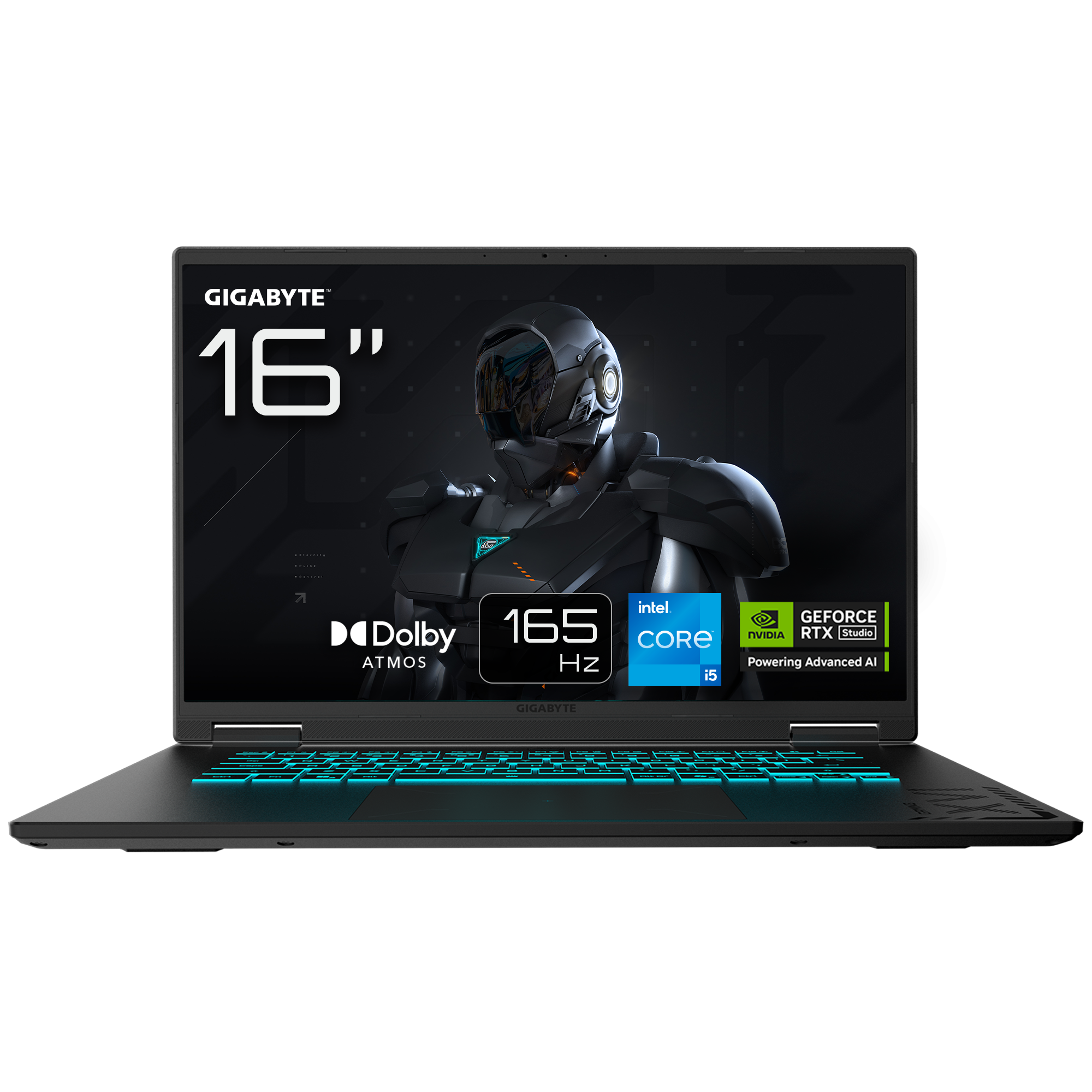 Gigabyte A16 Intel Core i5-13420H 16GB DDR5 Ram 512 GB M.2 SSD RTX4050 6GB 16" FHD+165Hz Gaming Note