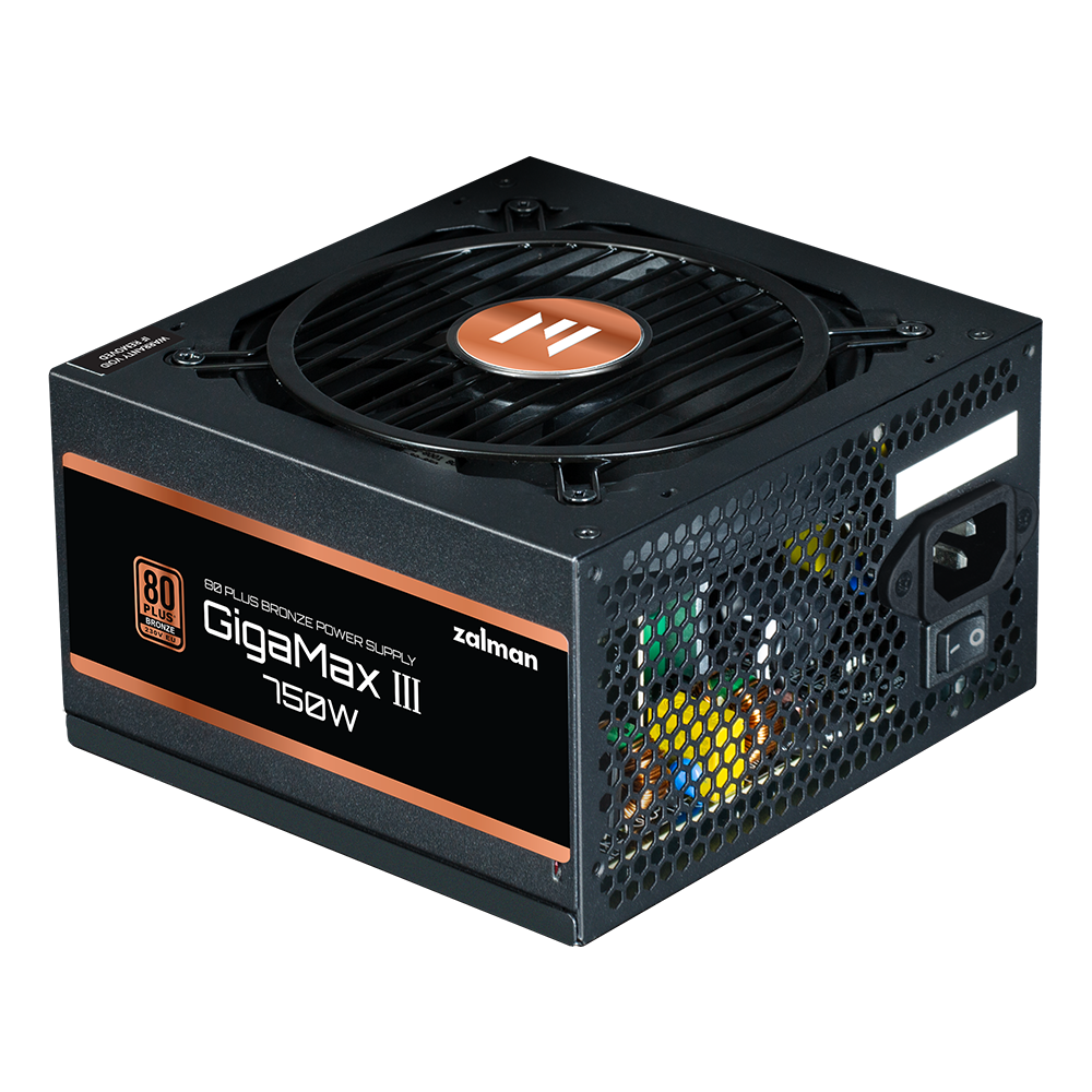 Zalman ZM750-GV3 Gigamax III 750W +80 Plus Bronze Gen5 Yüksek Koruma Devre Tasarımı Güç Kaynağı