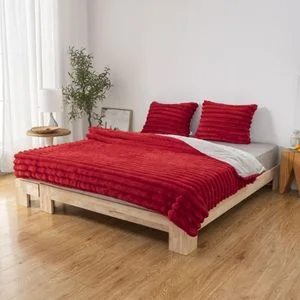 Soff Rabbit Fur Düvet Nevresim Takımı Kışlık