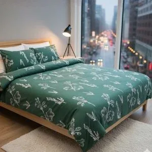 Sheri %100 Pamuk Lux Pazen Nevresim Takımı Çift Kişilik