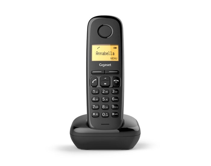 Gigaset A170 Serisi Telsiz Telefon, Siyah