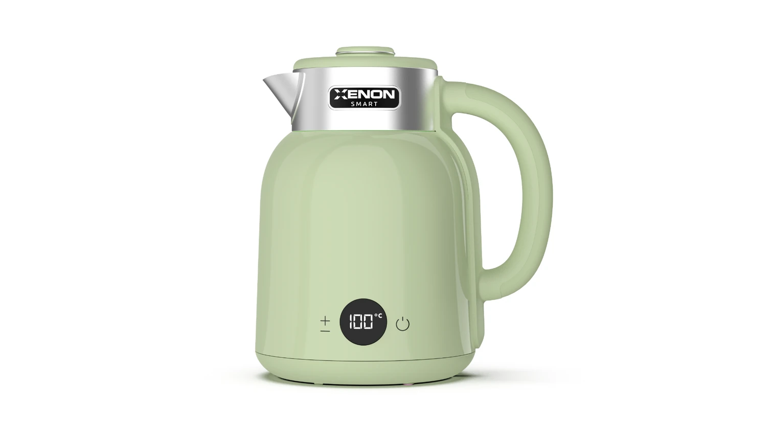 Xenon Smart X7101_M1 1.5 Litre Wi-Fi 2200W App Kontrollü Sesli Asistan Desteği Çelik Akıllı Kettle, Yeşil