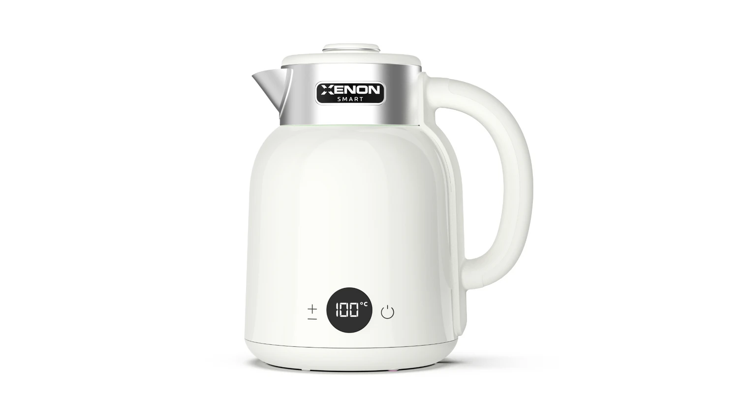 Xenon Smart X7101_M0 1.5 Litre Wi-Fi 2200W App Kontrollü Sesli Asistan Desteği Çelik Akıllı Kettle, Krem