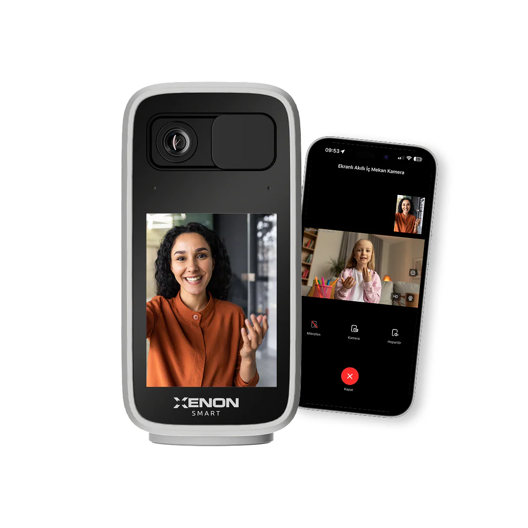 Xenon Smart X7208 Akıllı Ekranlı 1440P 2K QHD Gece Görüşlü 4 MP Görüntülü Güvenlik Kamerası