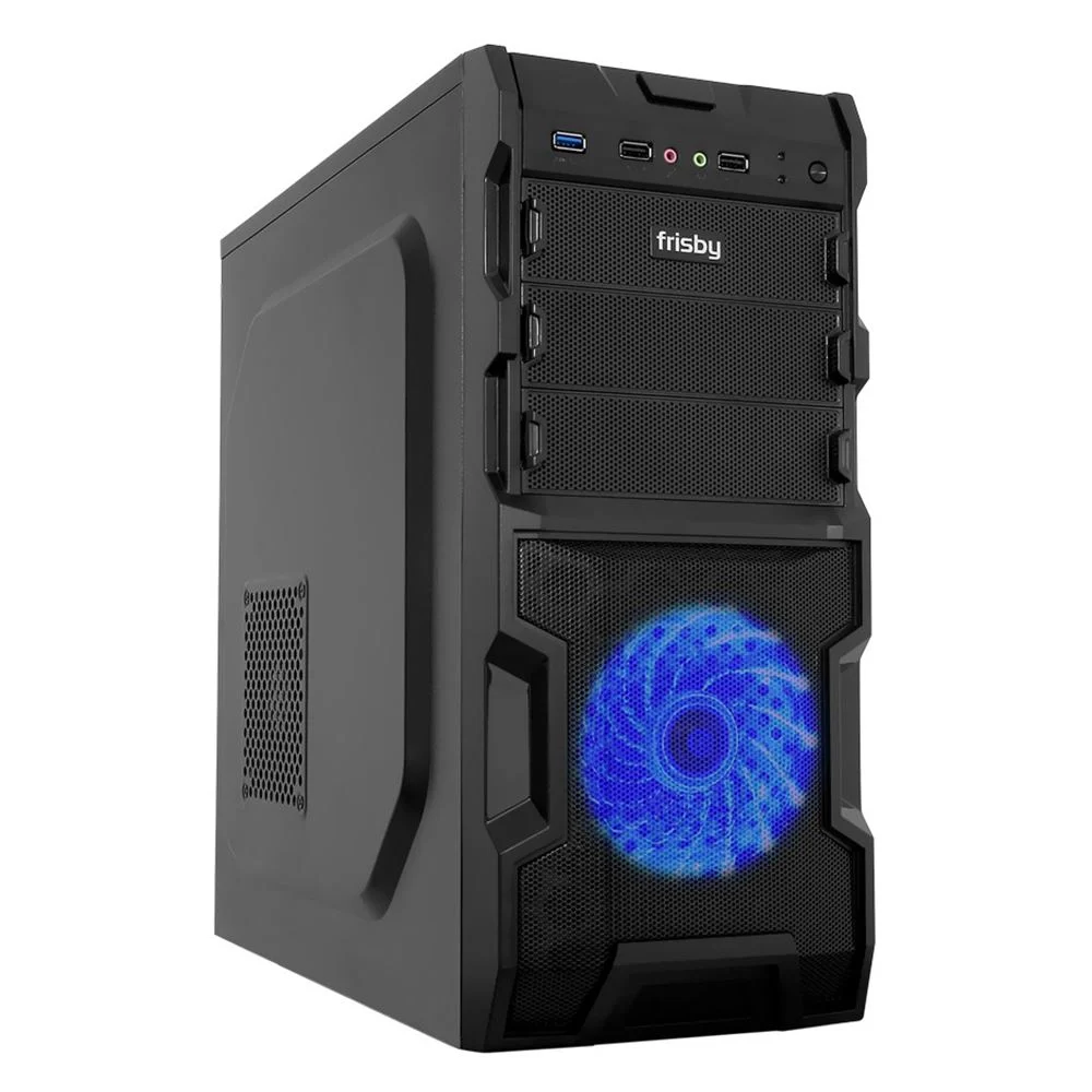 Frisby FC-8865G Led Fanlı 650W ATX Siyah Oyuncu Kasası