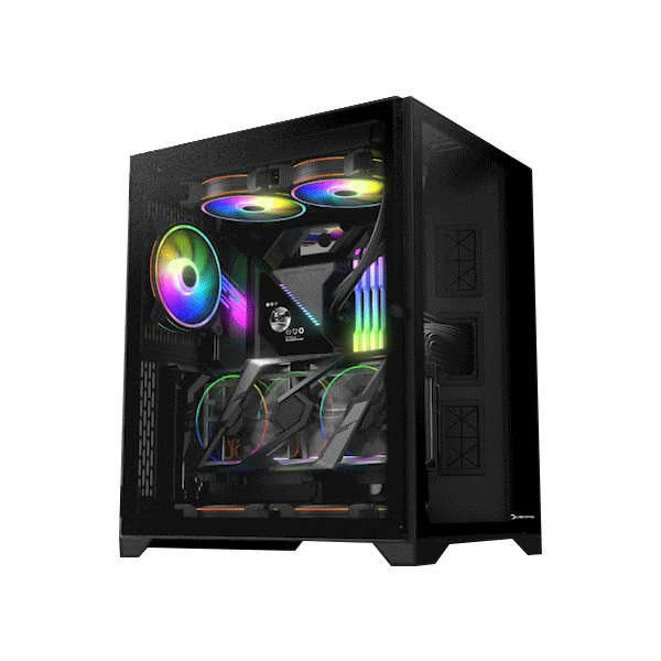 Gamepower Warcry Compact 3 Led Fanlı 550W ATX Siyah Oyuncu Kasası