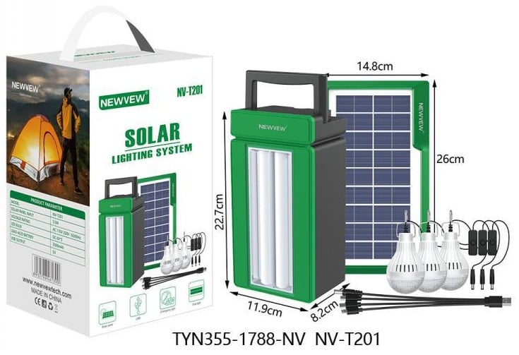 Solar Enerjili Işıklandırma Sistemi Nv-t201