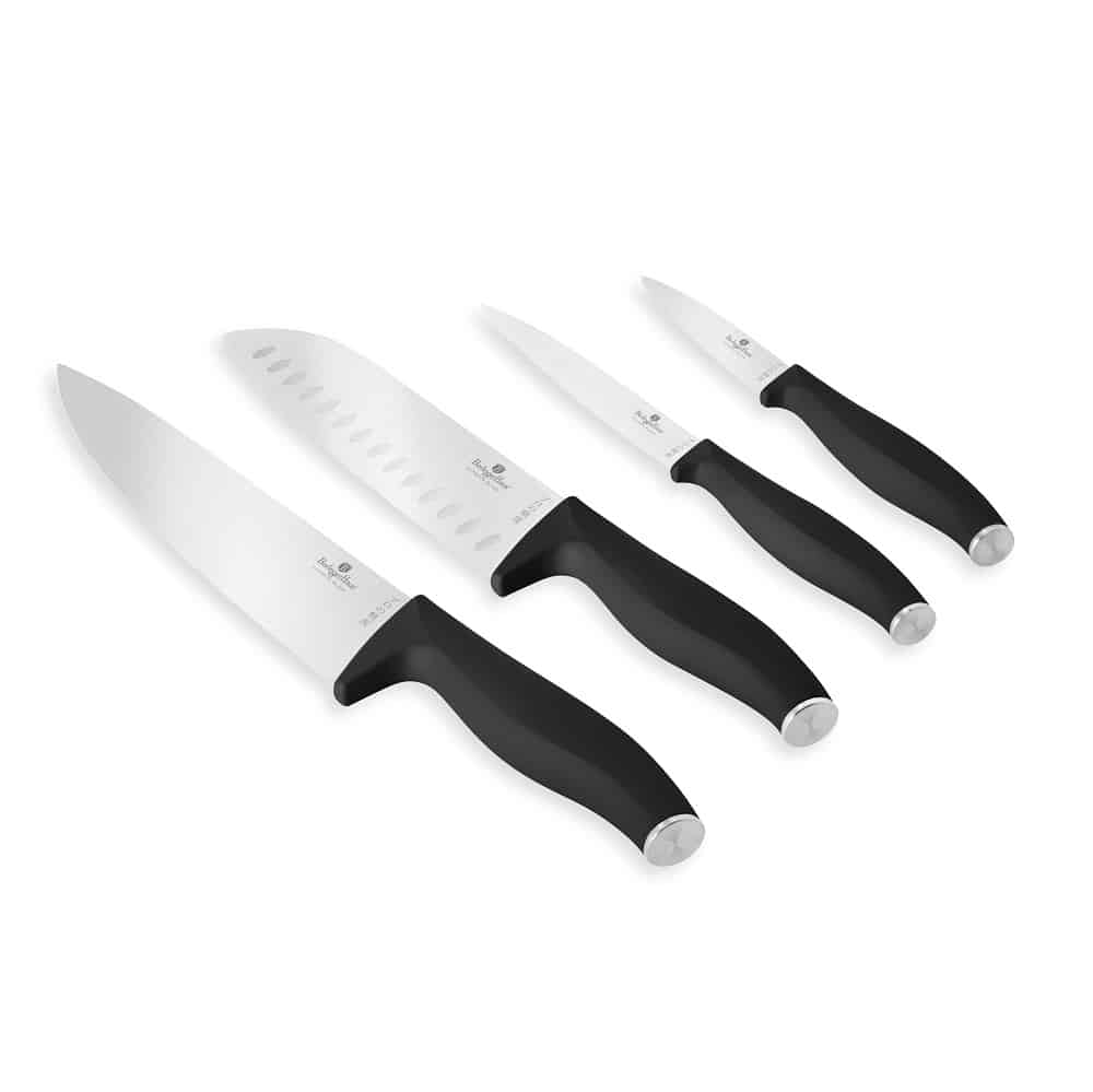 Berlingerhaus Bh-2957 Paslanmaz Bıçak Set 4 Parça Mat Siyah