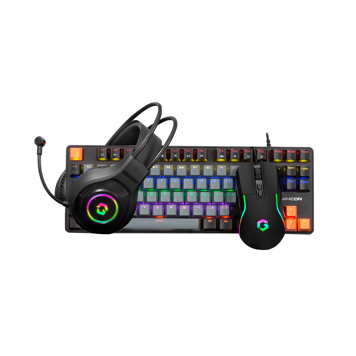 GameOn Vapor XI Hepsi Bir Arada Klavye, Kulaklık, Mouse, Mousepad Oyuncu Paketi
