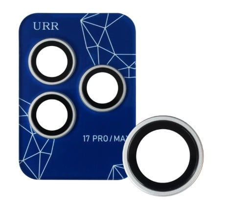 Urr Sapphire Lens Koruyucu iPhone 17 Pro Max Gümüş
