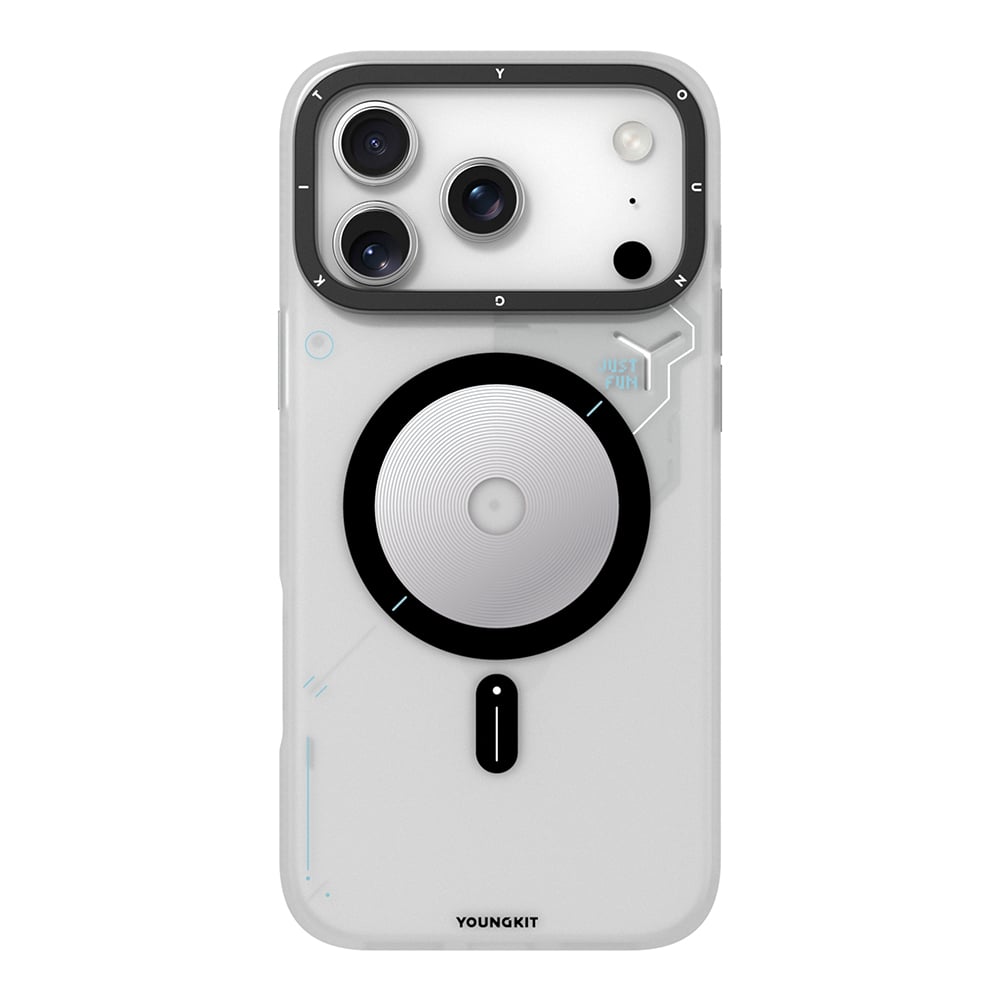 Youngkit Sander Kılıf iPhone 17 Pro Max Gri
