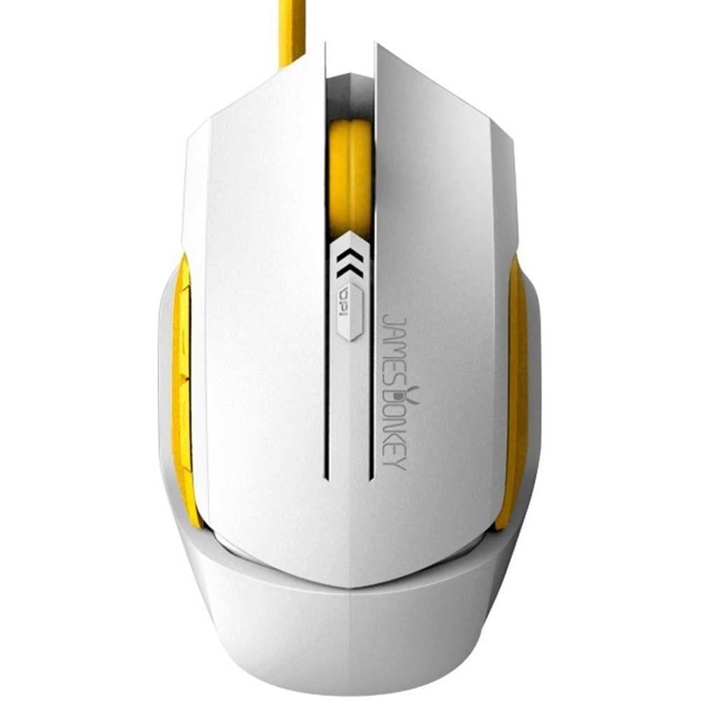 James Donkey 112i 2000DPI 6 Tuş Aydınlatmalı Optik Beyaz Oyuncu Mouse