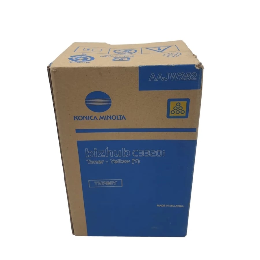 Konica Minolta TNP-80C Bizhub C3320i ve C3321i AAJW252 Sarı Orjinal Toner