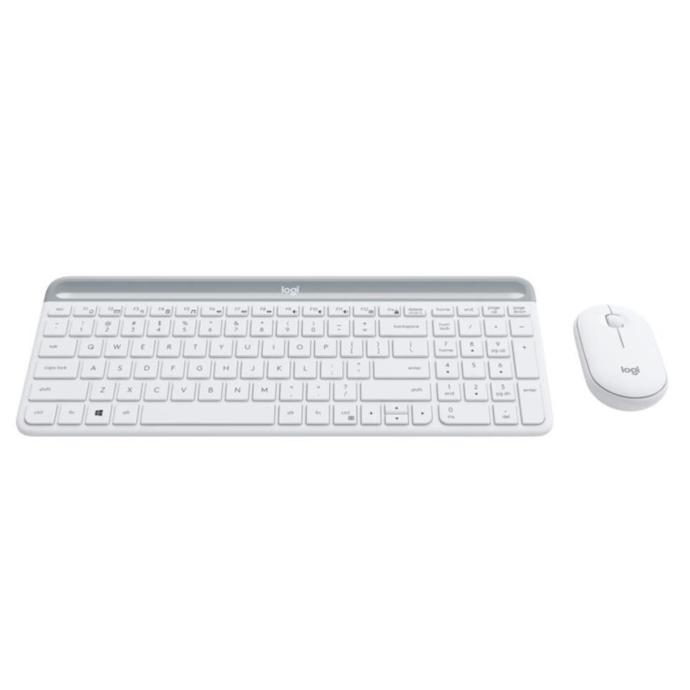 Logitech 920-009436 MK470 Kablosuz Klavye Mouse Seti, Beyaz