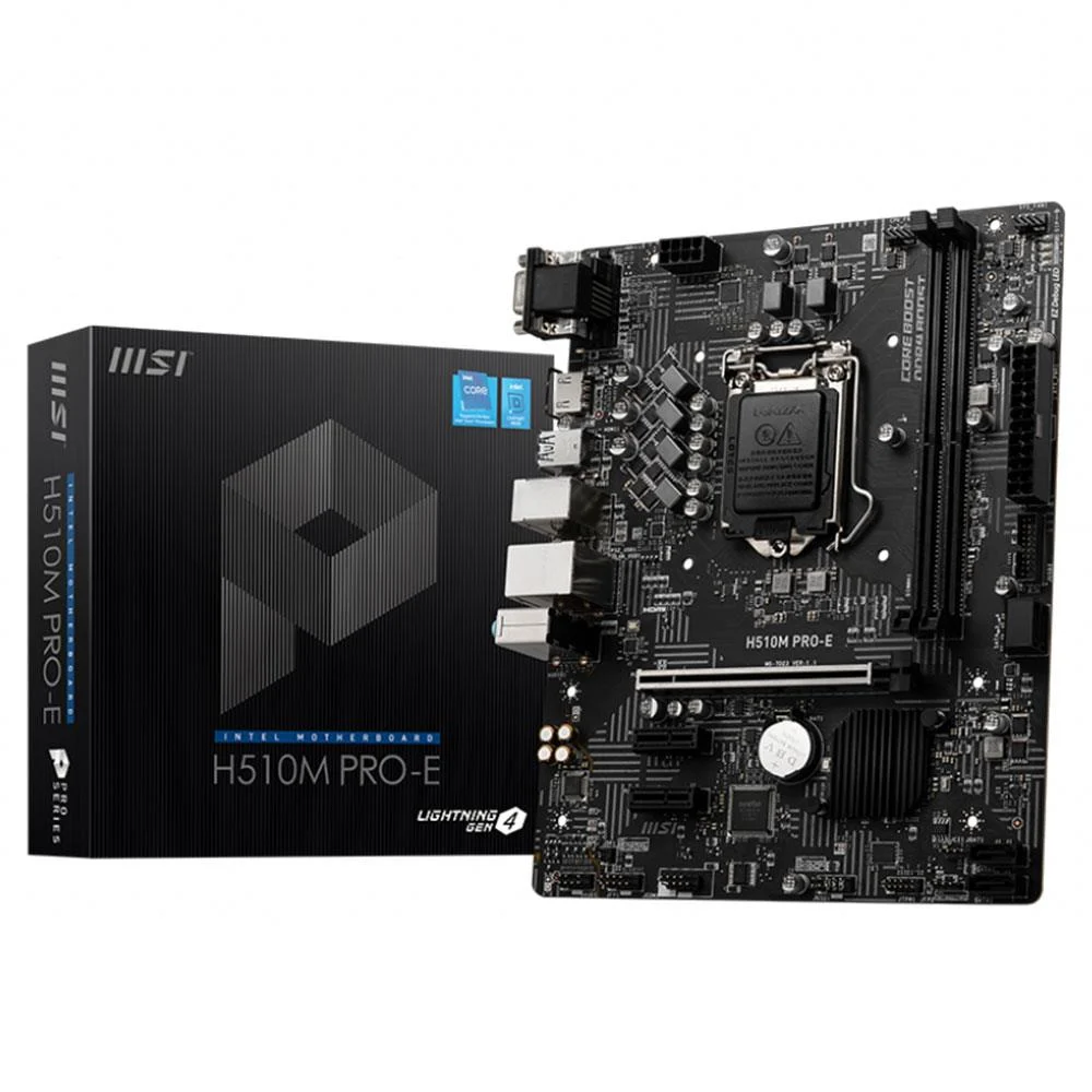 Msi H510M PRO-E Intel LGA1200 DDR4 Micro ATX Anakart