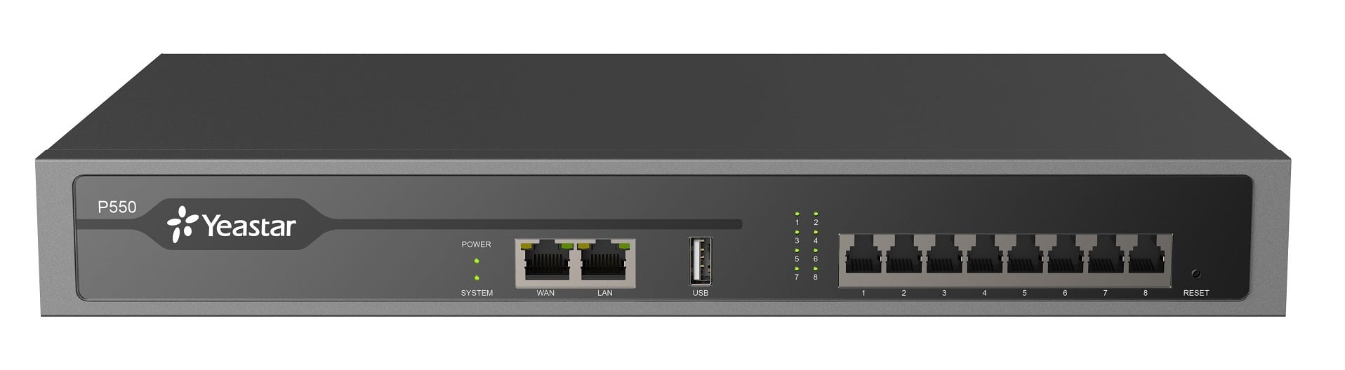 Yeastar P-Serisi P550 25/50 Kullanıcılı IP PBX Gelişmiş VoIP Telefon Santrali