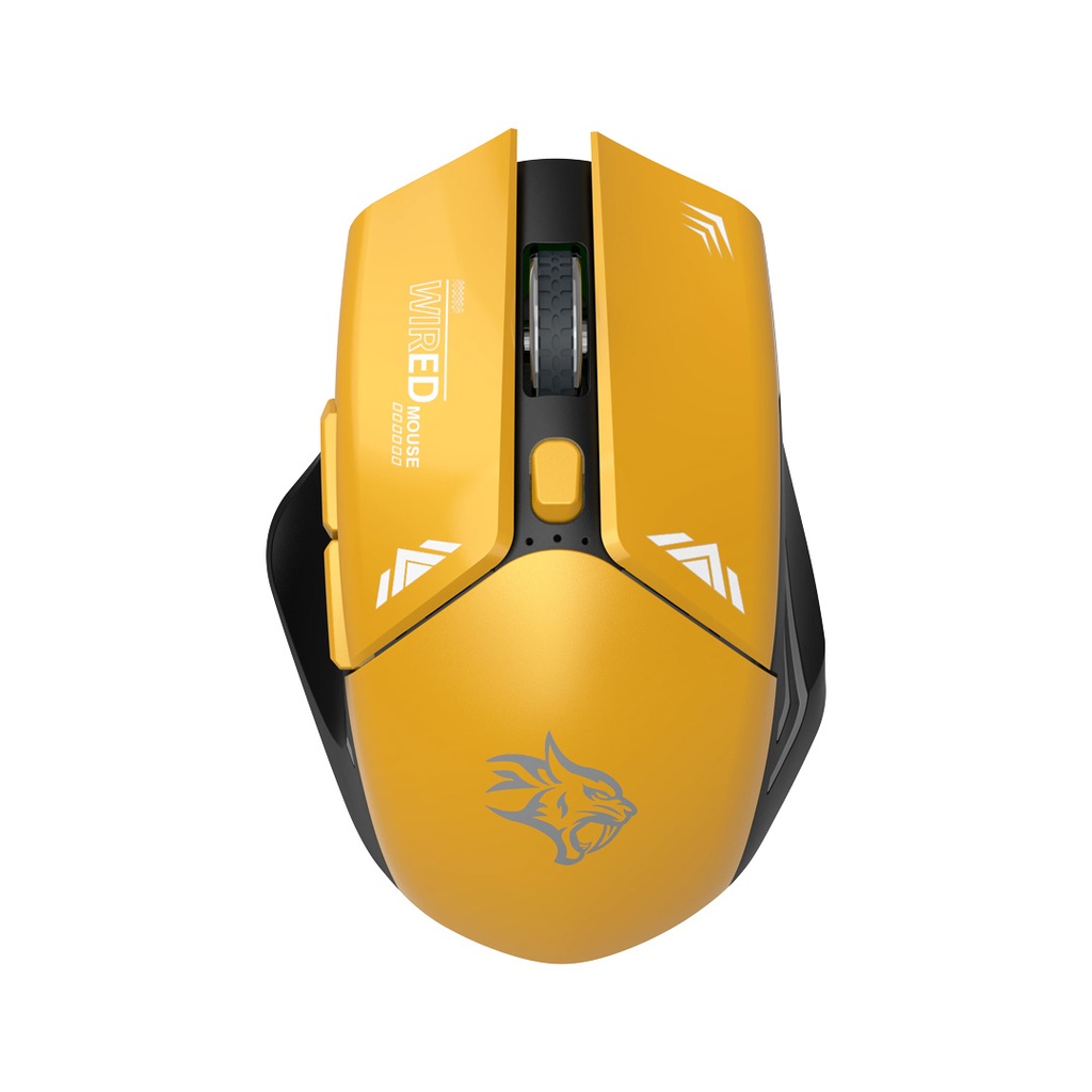 Porodo Gaming 2’si 1 Arada 2.4g Kablosuz Mouse Dpi 1600 - Sarı Pdx323-yl