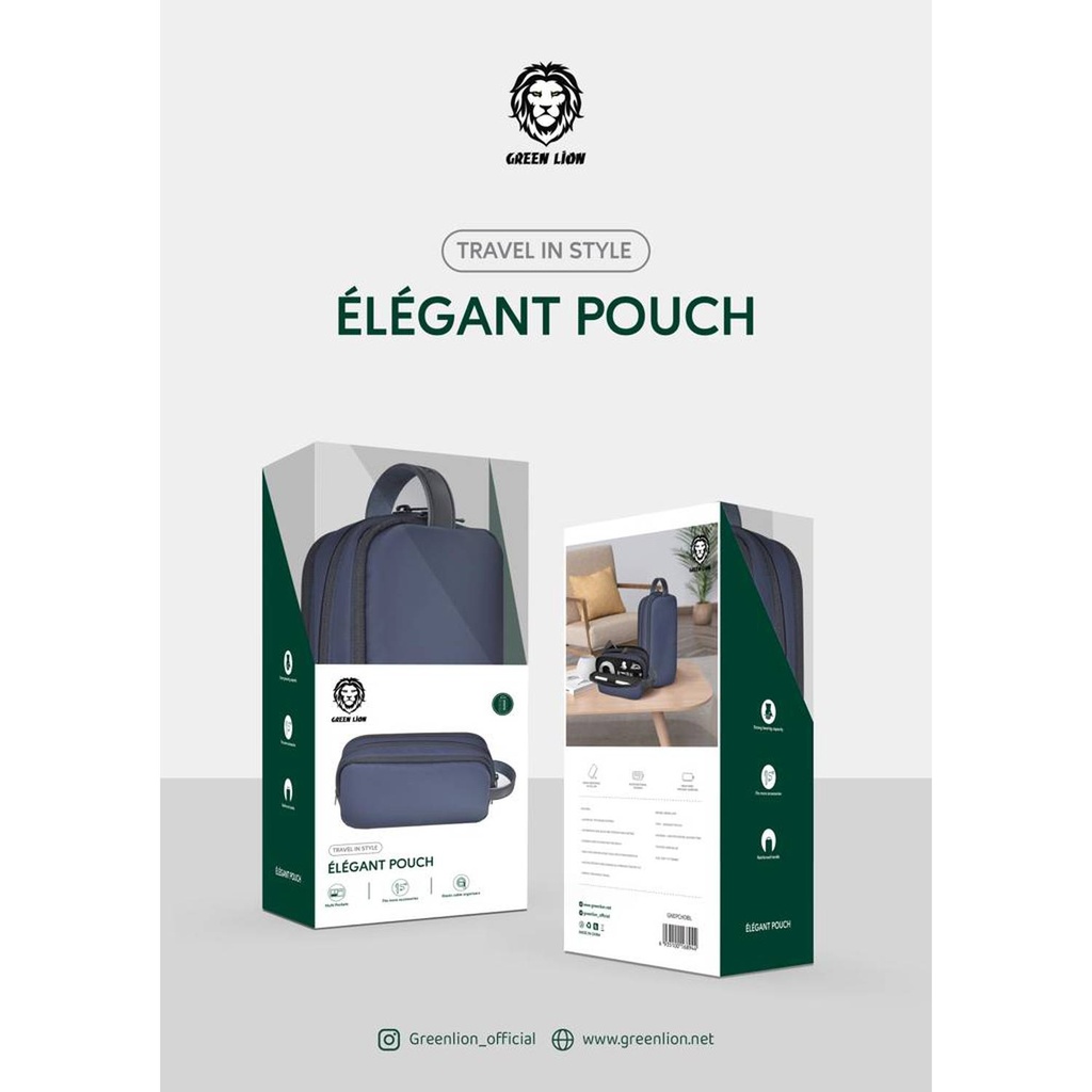 Green Lion Elegant Çanta - Koyu Mavi Gnepchdbl