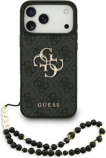 Guess 4g Pu Deri Kılıf (büyük 4g & Klasik Logolu) iPhone 17 Pro Max - Siyah Guhcp17xp4gmgsk