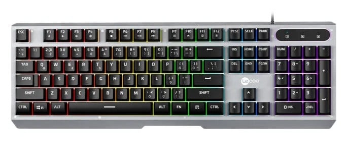Lecoo Kb121 Usb Kablolu Rainbow Mebran Q Klavye