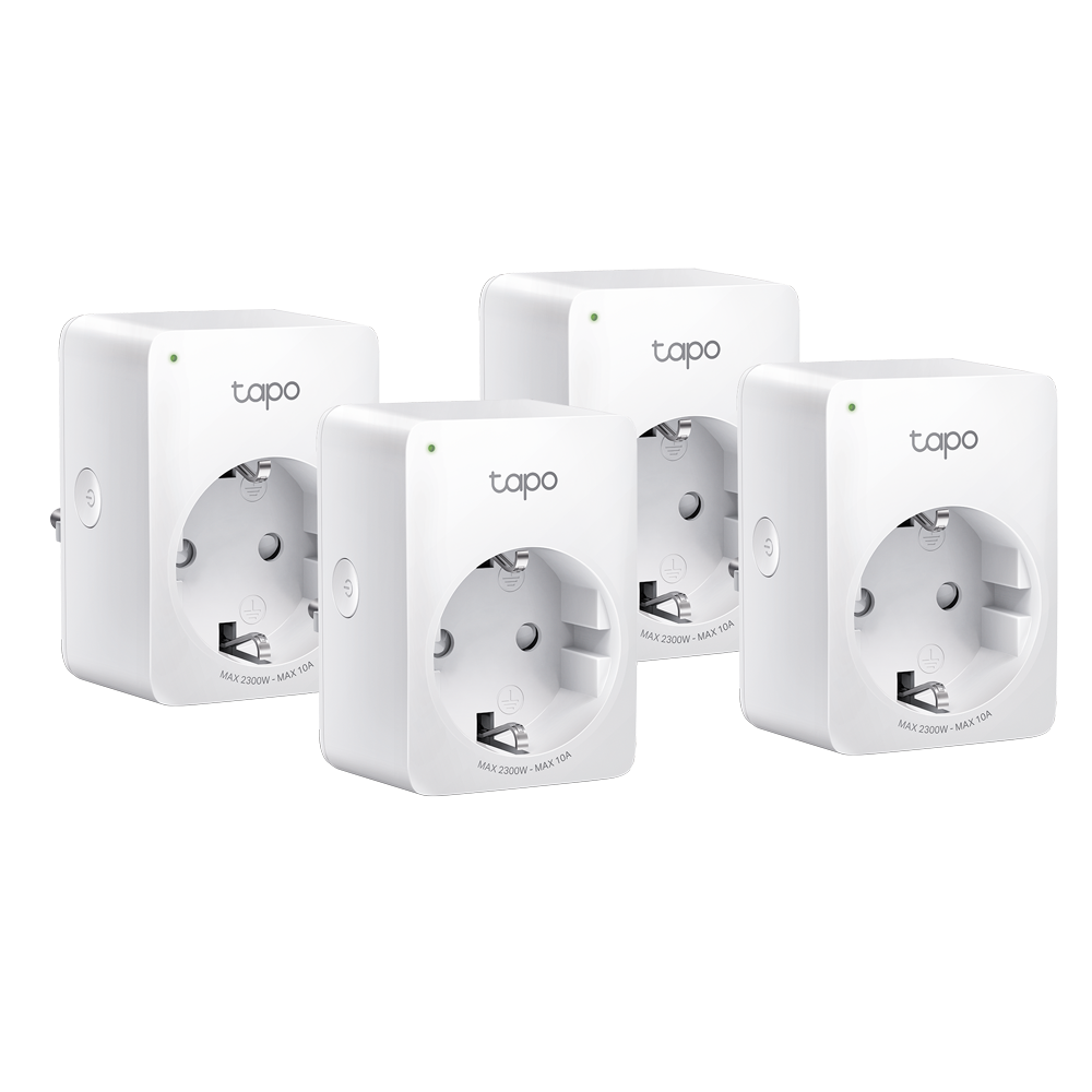 TP-Link Tapo P100 Serisi Mini Wi-Fi 4lü Akıllı Priz