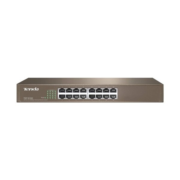 Tenda TEF1016D 16 Port 10/100 Mbps Masaüstü Switch