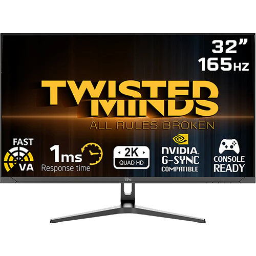 Twisted Minds Eclipse Serisi TM32QHD165VA 32" QHD 165HZ 1ms Fast VA Oyuncu Monitor